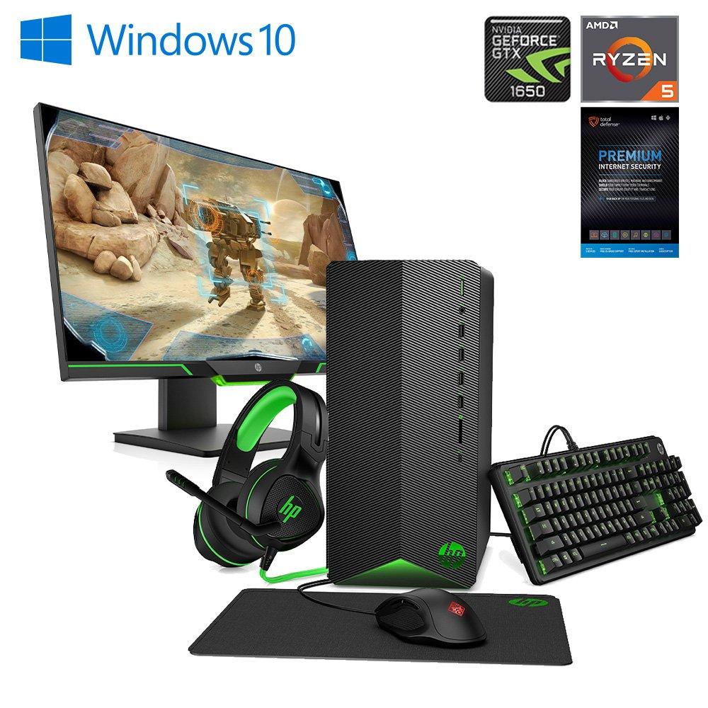 Rent to Own HP Pavilion Gaming Desktop w/ AMD Ryzen™ 5 CPU, 25" Gaming